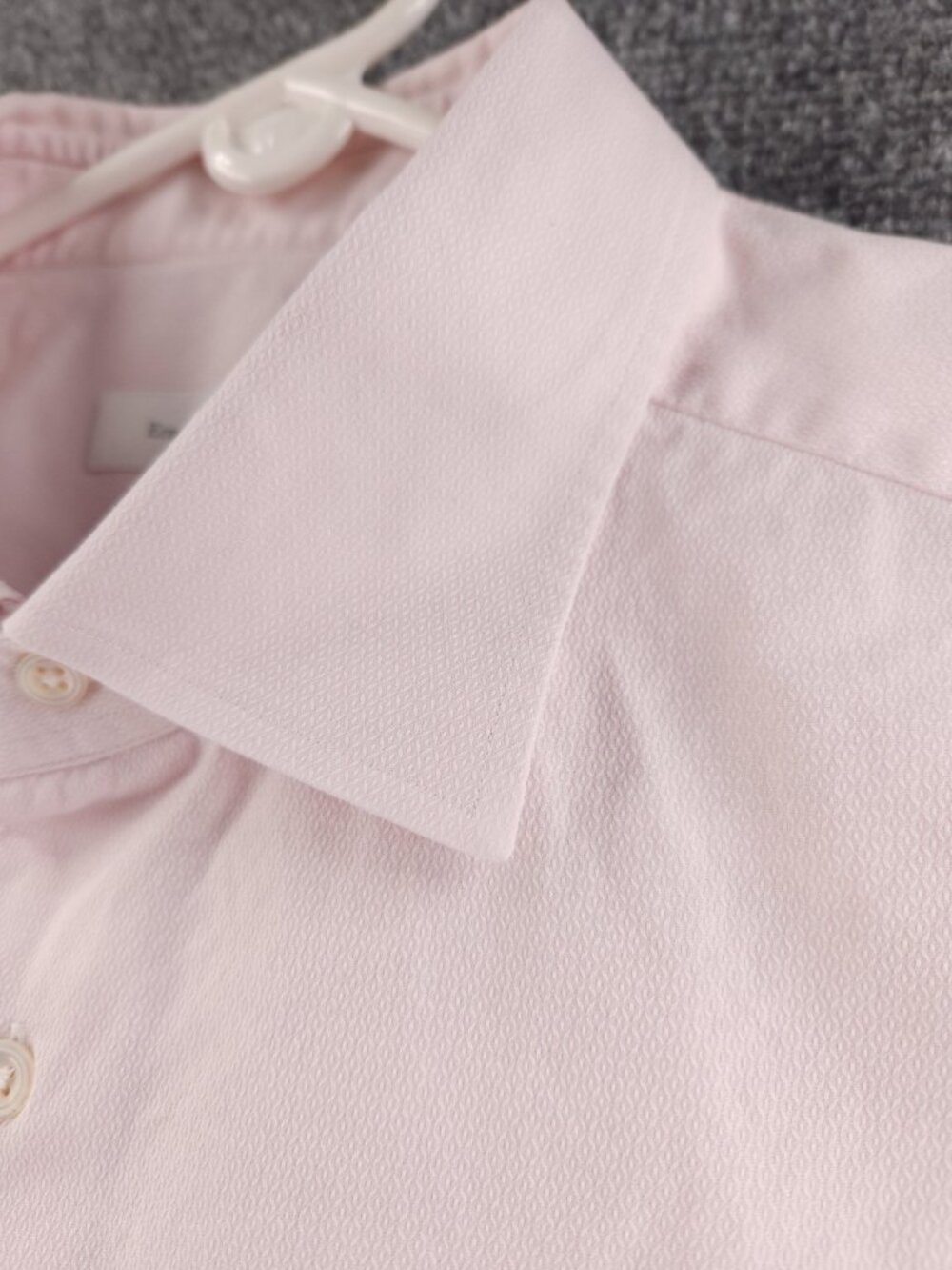 Ermenegildo Zegna Turkey Geometric 17.75 Cotton Pink Luxury Shirt Button Up Men - Picture 9 of 16